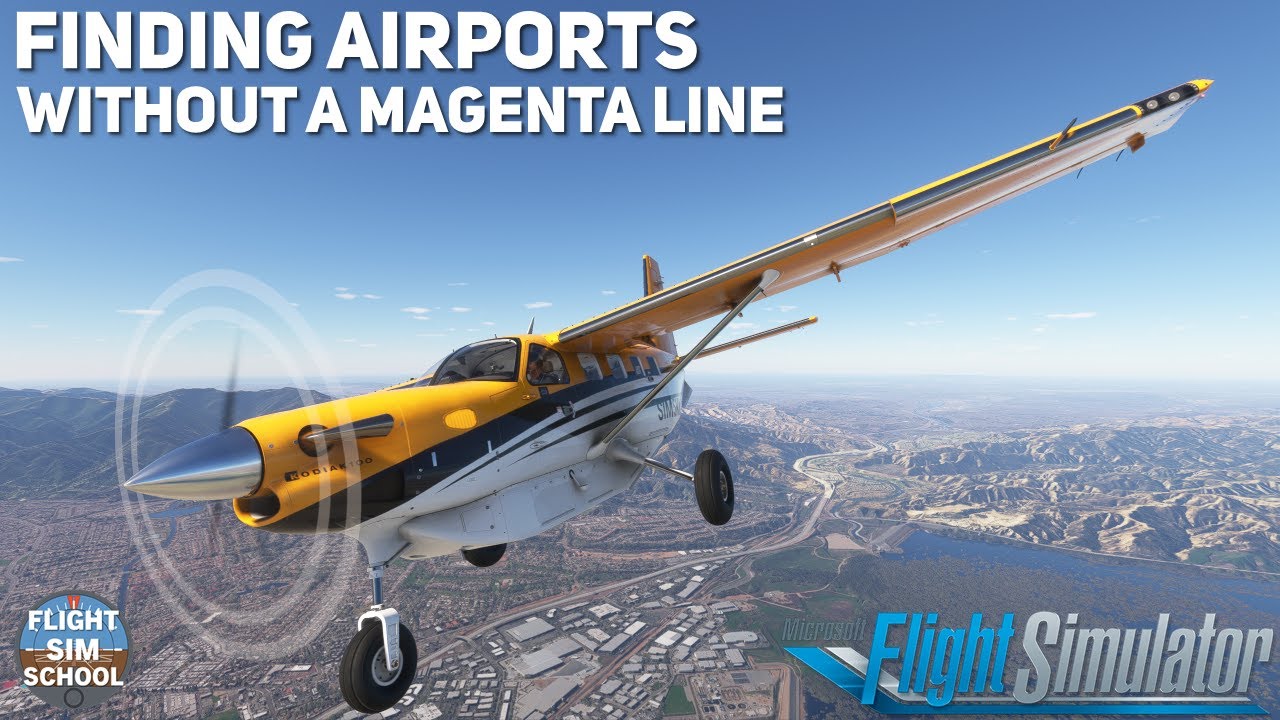 Beginners Guide To VFR Navigation in MSFS (Part 2): Using Navaids + Finding Airports