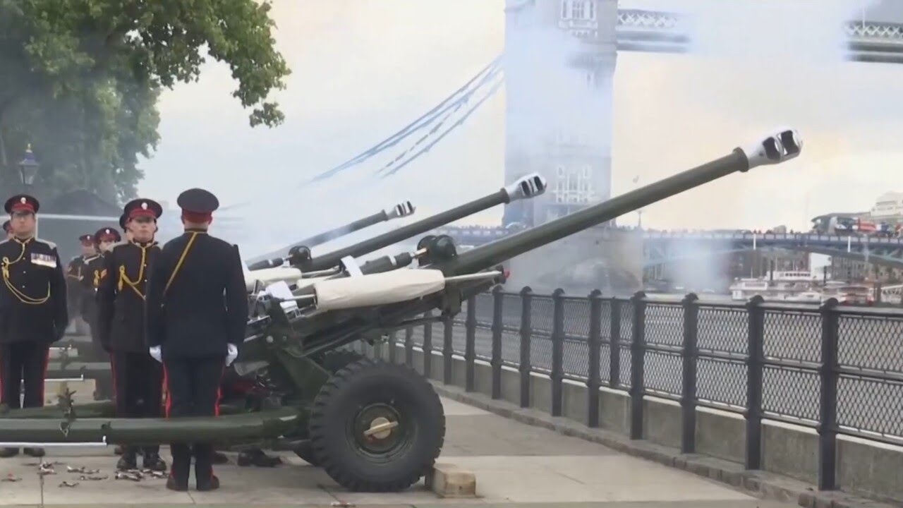 Gun salute to King Charles III rings out across London