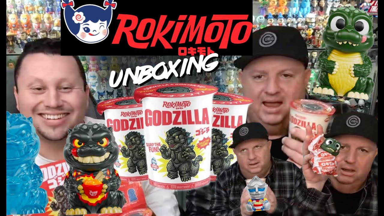Rokimoto Unboxing! Godzilla Cups of Fun FIRST LOOK