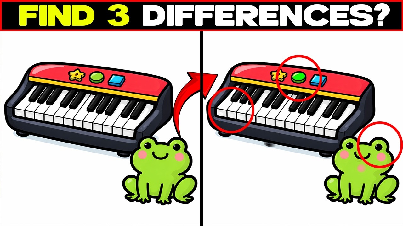 Three Changes Hidden in the Image🧠#8 Game Challenge | Find 3 Differences | Quizory Lab
