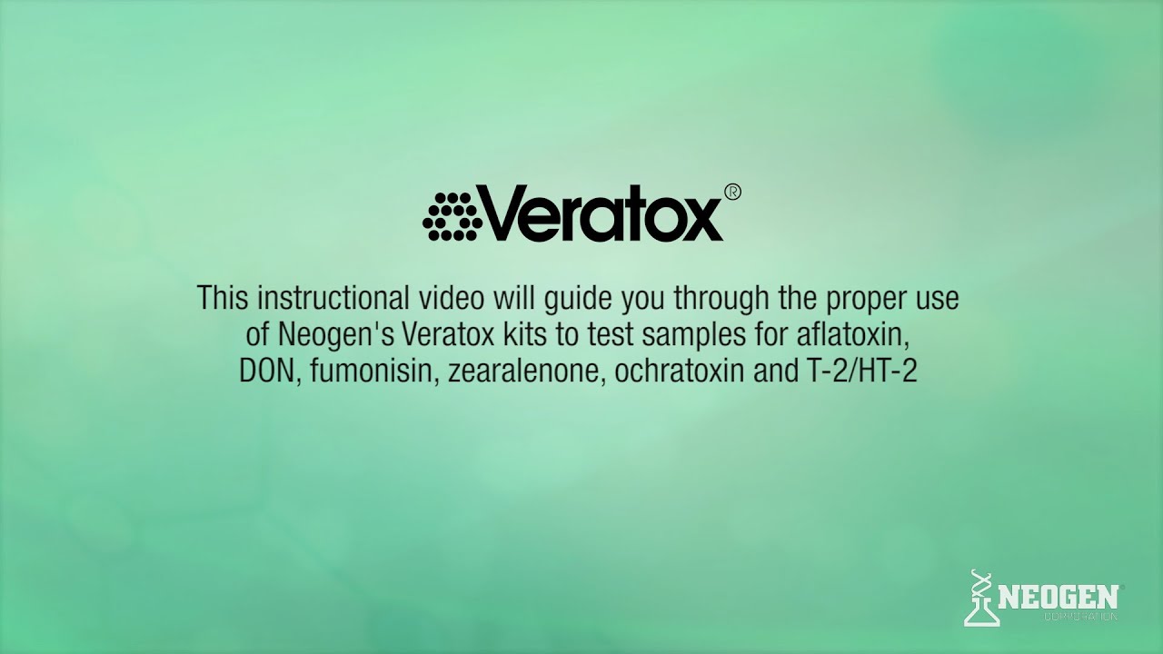 NEOGEN® Training | Veratox® Aflatoxin