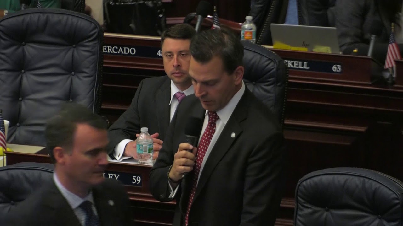 Rep. Toby Overdorf presenting HB 73