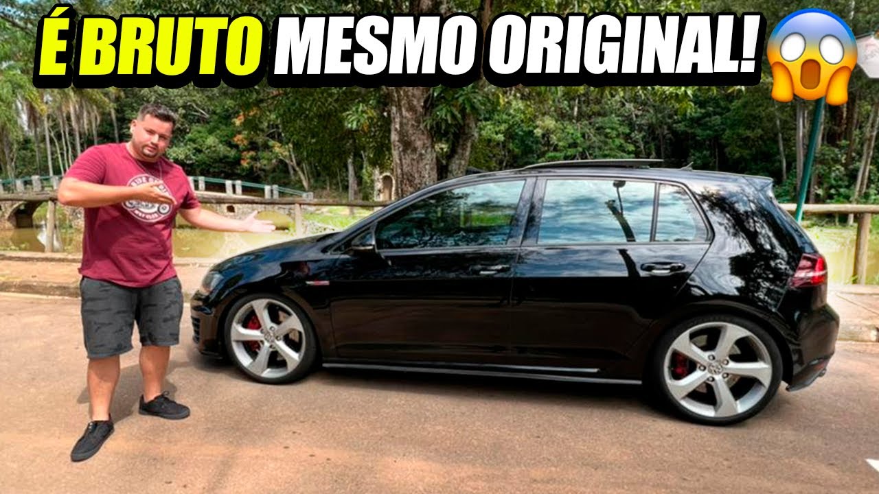 ACELERANDO FORTE E USANDO O GOLF GTI INTEIRO ORIGINAL DE MAPA!