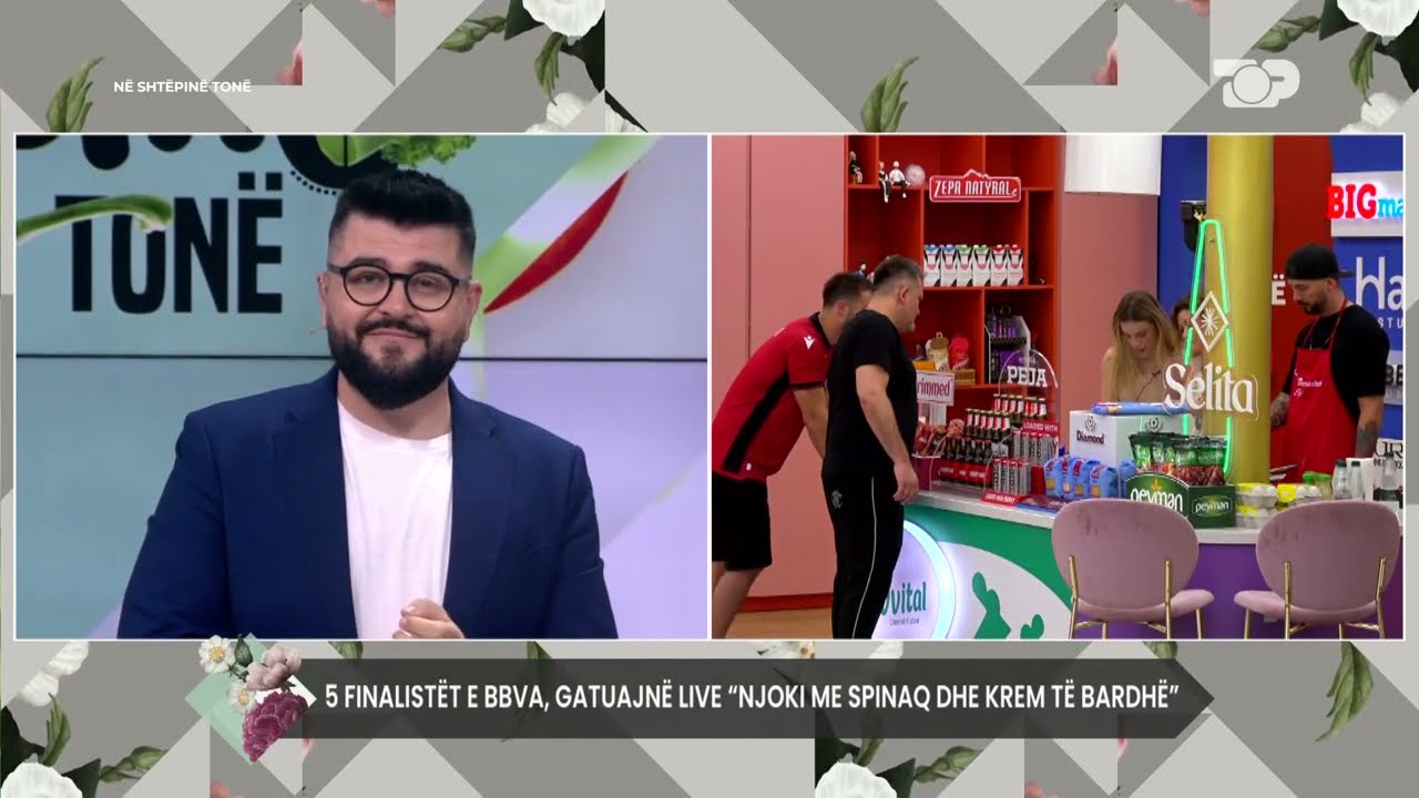 5 finalistët e Big Brother Vip sfidojnë Lindën, Albanin, Julkën në recetë - Në Shtëpinë Tonë