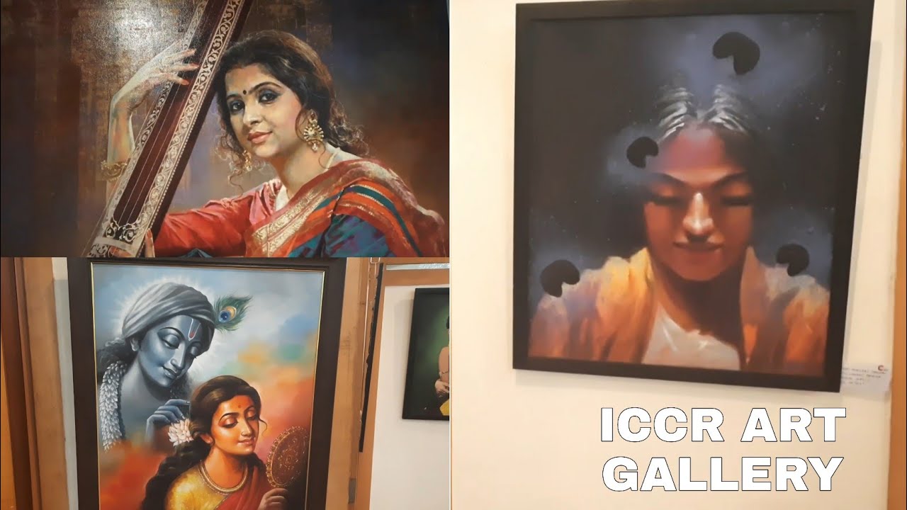 Iccr Art exhibition / kolkata iccr Art gallery/ oil painting,watercolor , sculpture Exhibition