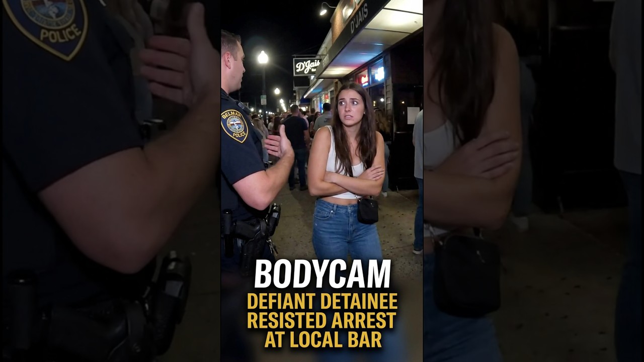 Bodycam: Defiant Detainee Resisted Arrest at Local Bar