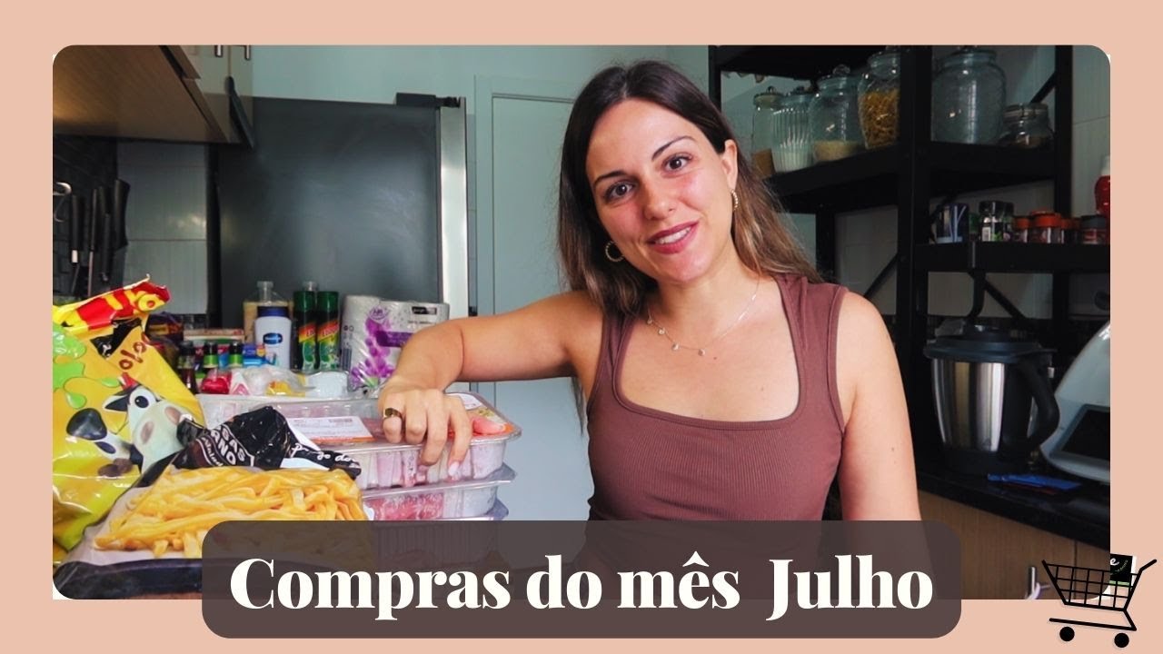 COMPRAS DE SUPERMERCADO MÊS JULHO , PINGO DOCE | Maria Pardelhas