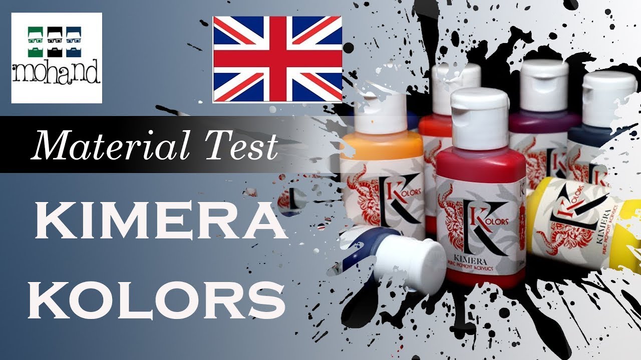 🇬🇧 Test Material Kimera Kolor  Pure Pigment Set  Paint for miniatures