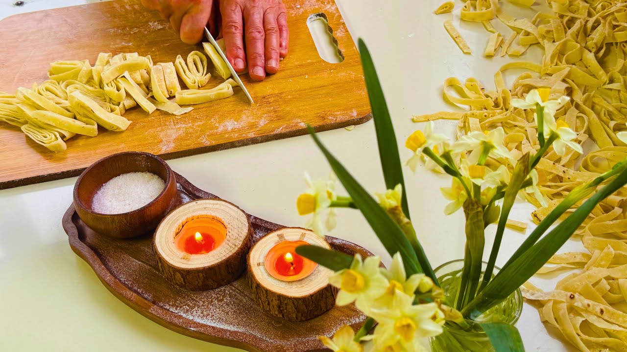 Traditional Cooking in a Serene Garden | Calming January Days