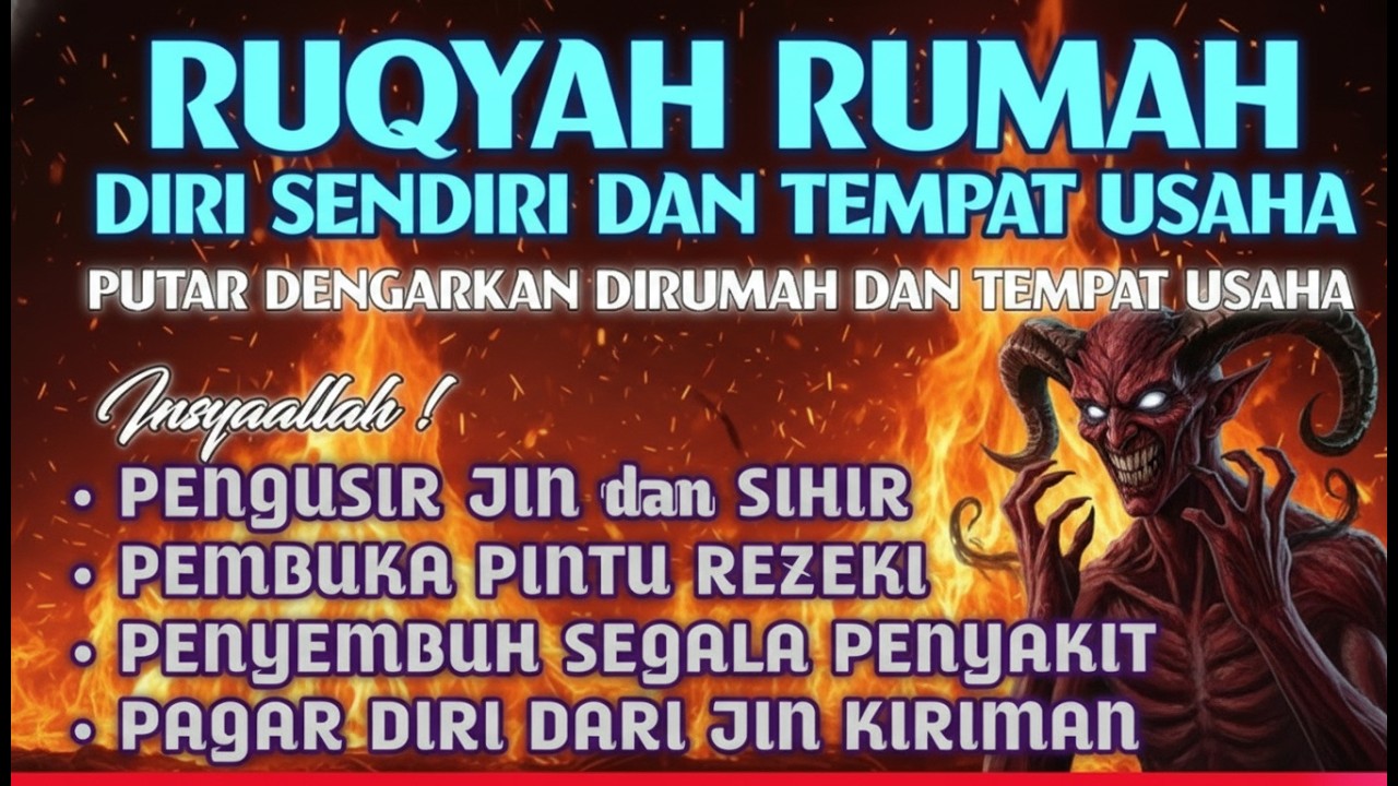 STRONG RUQYAH | RUQYAH RUMAH PENGUSIR JIN, SETAN & SIHIR DI RUMAH & TUBUH, PENENANG HATI, ALAA AQEL