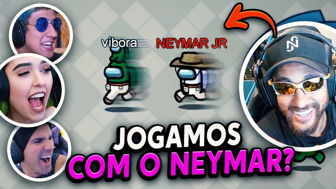 JOGAMOS COM O NEYMAR JR? AMONG US EM ALTA VELOCIDADE!