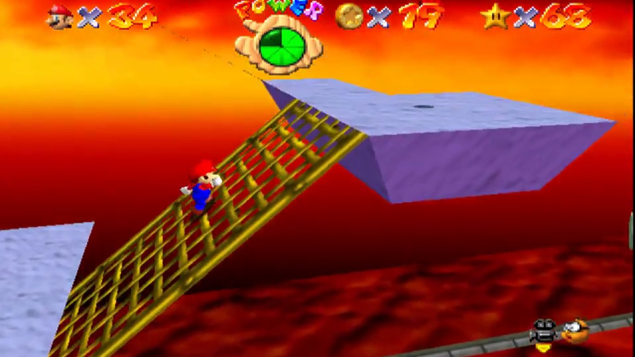 Super Mario 64, Etoile secrète 11 : Bowser des laves