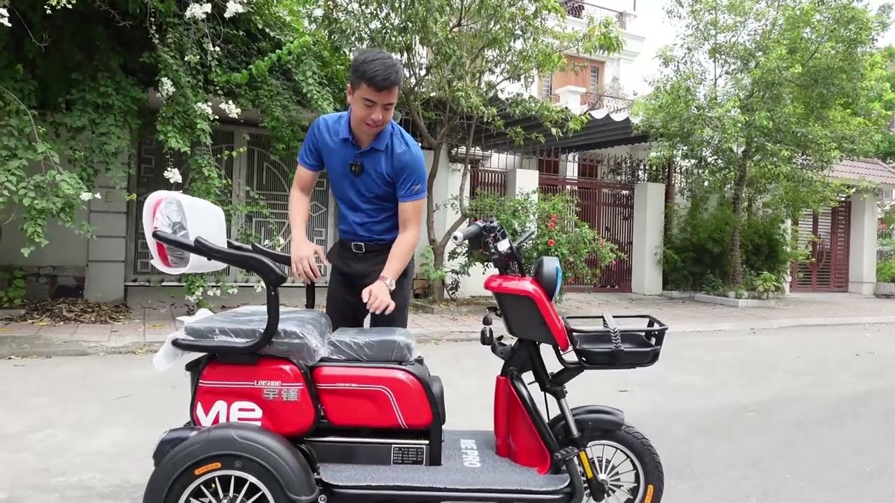 4 mẫu xe điện 3 bánh cho người già tốt nhất 2023 tại xe điện mạnh phát
