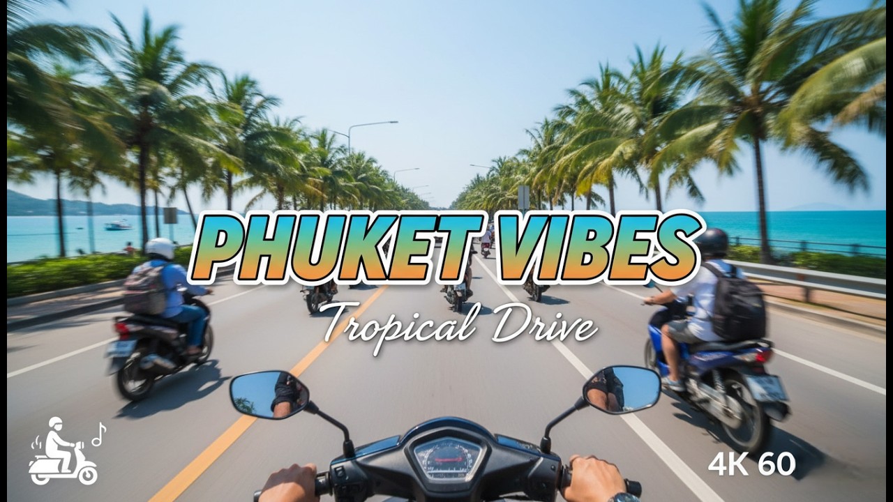 UNLOCK FOCUS: Phuket Drive 🌴 Deep House для работы и учебы (4K 60fps) Vol 9