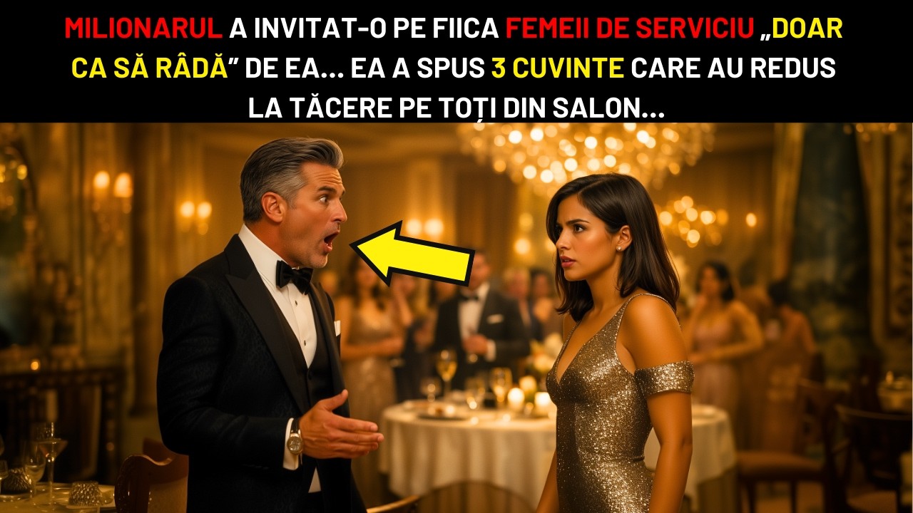 MILIONARUL A INVITAT FIICA FEMEII DE SERVICIU SĂ O UMILEASCĂ… 3 CUVINTE ALE EI AU ȘOCAT PE TOȚI