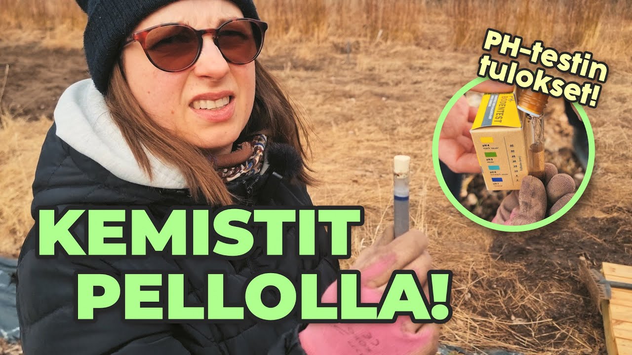 KEMISTIT PELLOLLA!  |  Viljelypalstan maaperän PH-testin tulokset