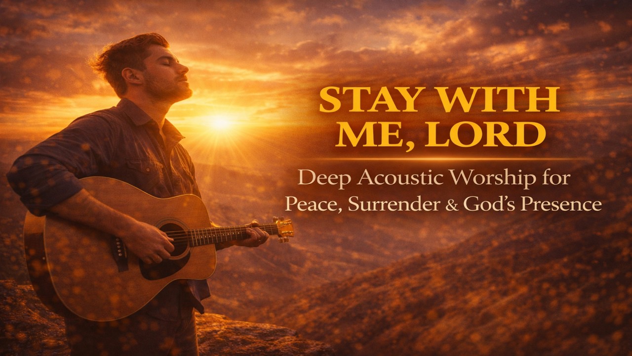 Stay With Me, Lord 🙏 Deep Acoustic Worship for Peace, Surrender & God's Presence