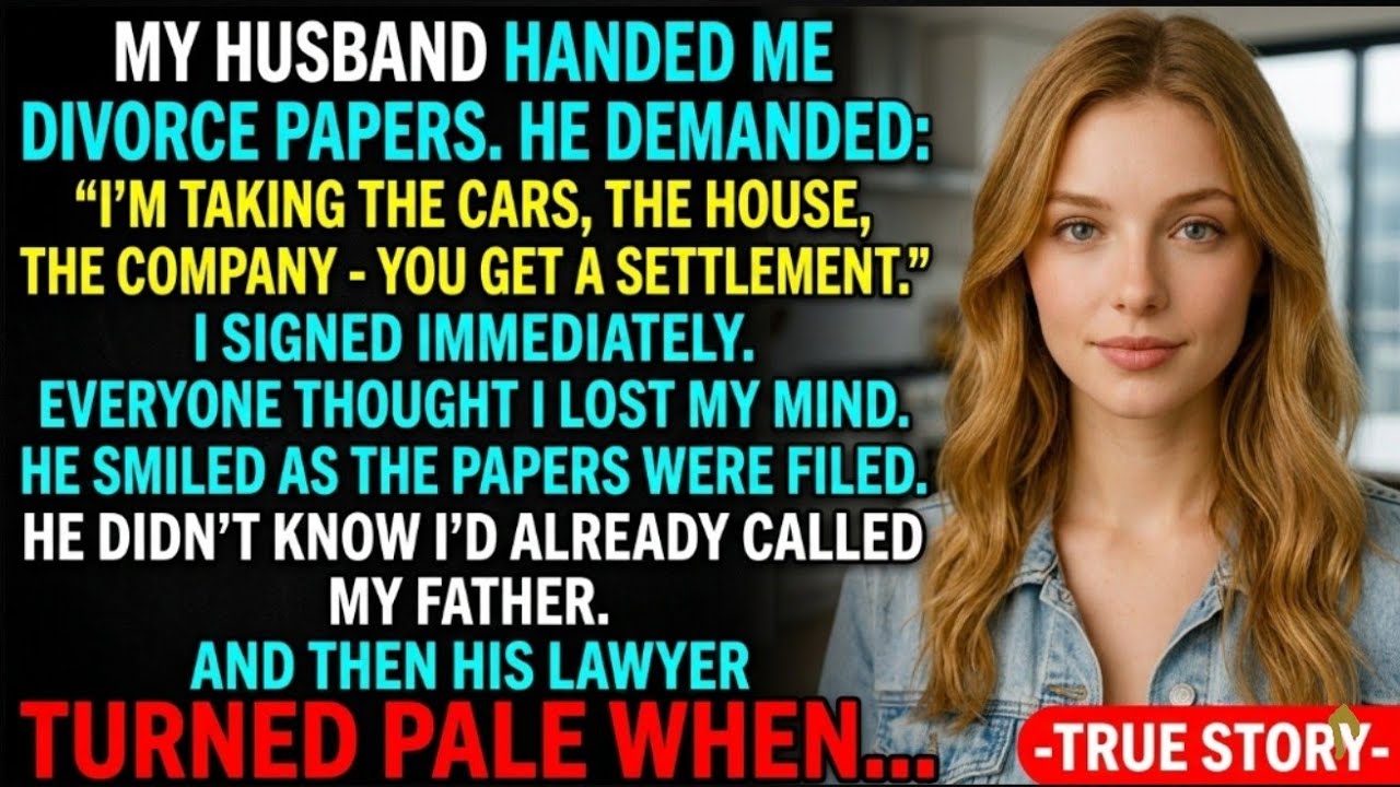 He Handed Me Divorce Papers… So My Father Took Control of His Company