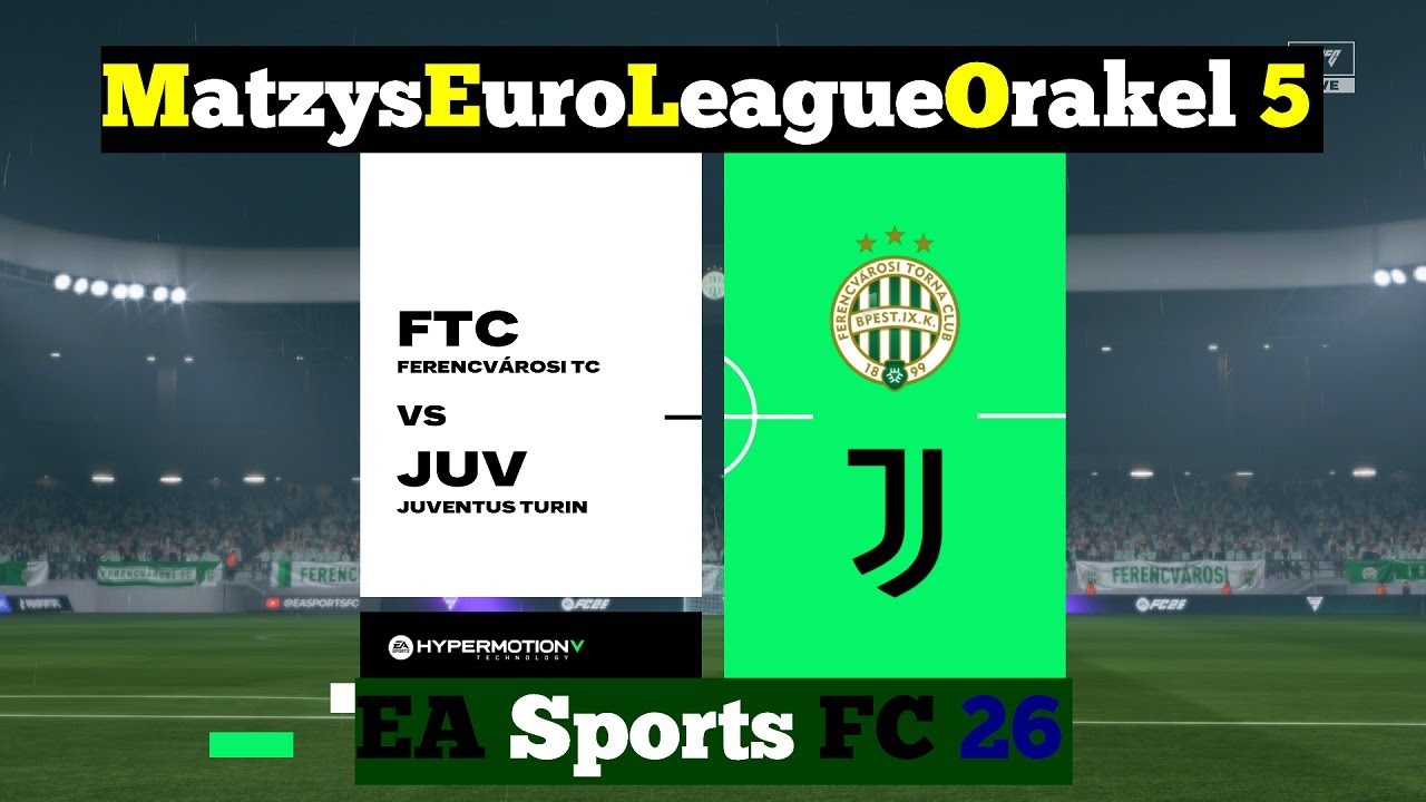 M.E.L.O. 5 ⚽ 188 Ferencvaros Budapest vs. Juventus Turin ⚽ Spieltag 14 | EAFC 26