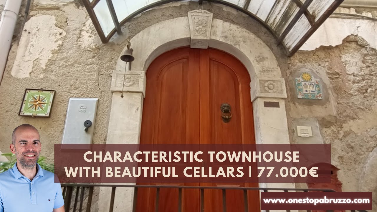 Charming Townhouse With Incredible Cellars in Tocco da Casauria | Italian Virtual Property Tour