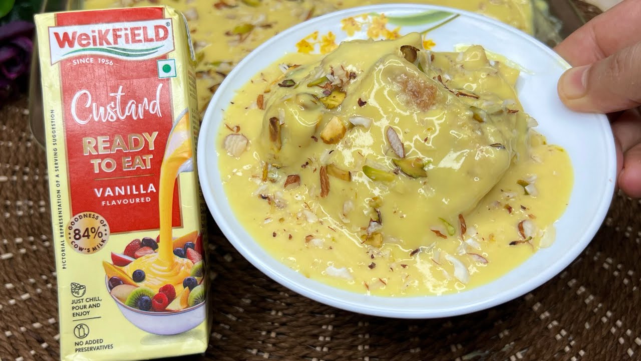 Ramzan Special Super Tasty & Easy Shahi Tukde Using WeiKFIELD READY TO EAT Custard