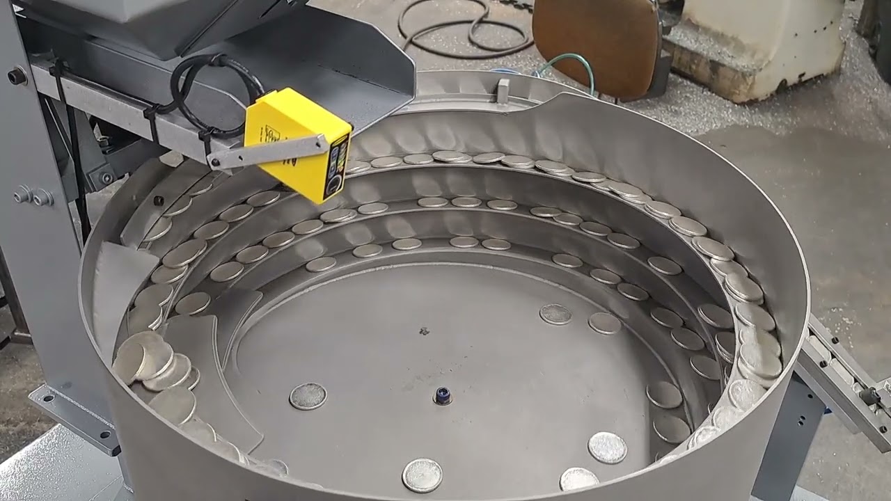 #8333 1oz silver coins automated vibratory Feeder