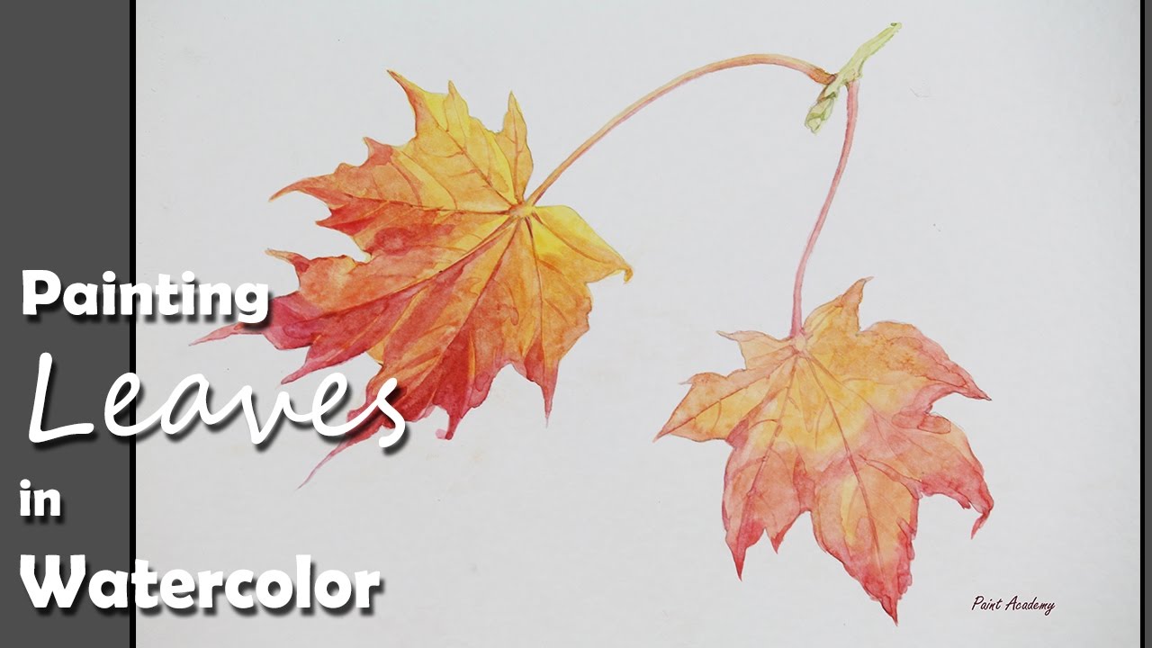 How to Paint Autumn Leaves in Watercolor