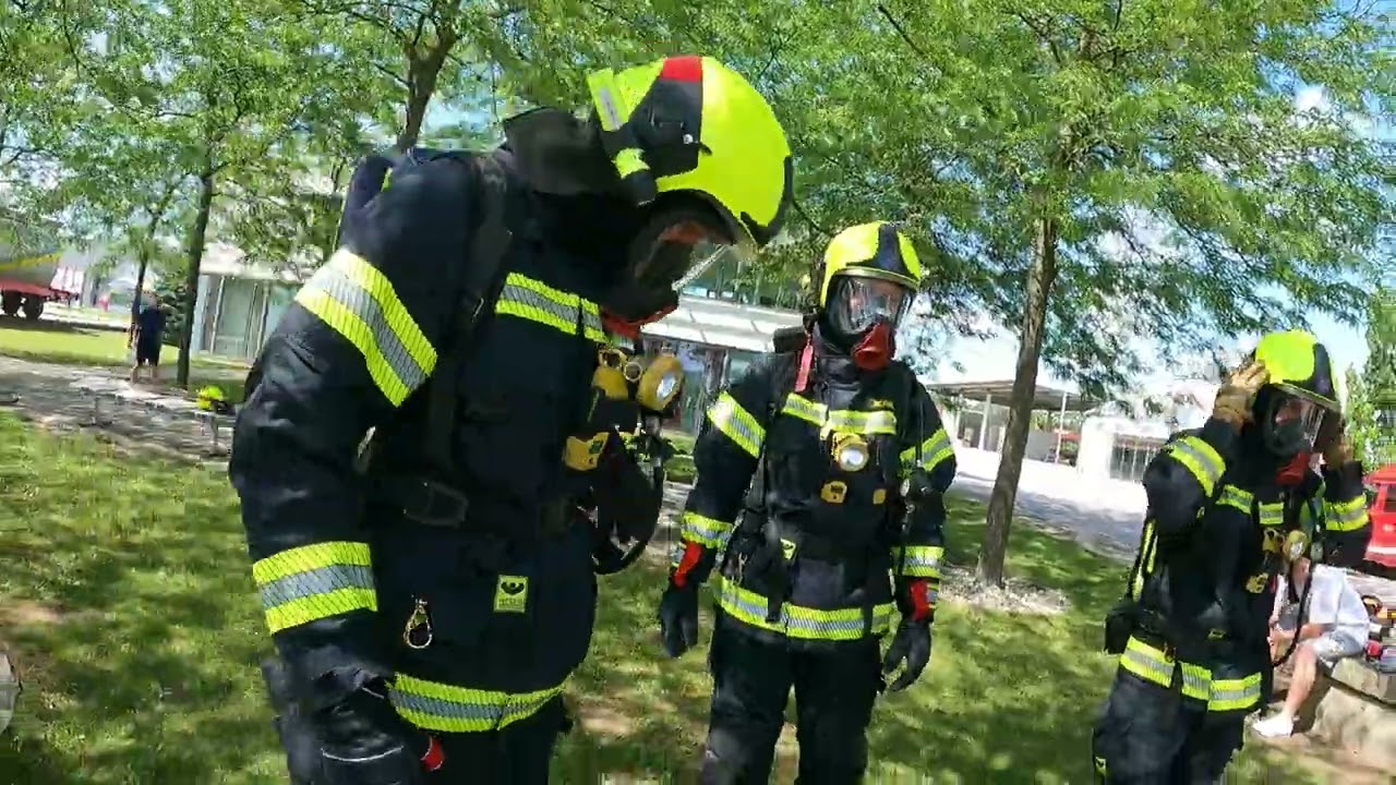 FF Mistelbach im Brandhaus Tulln
