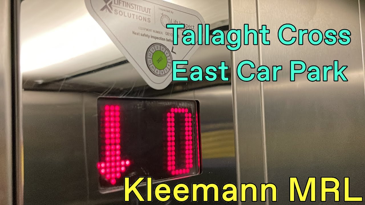 Kleemann lift with some problems at the Tallaght Cross East car park