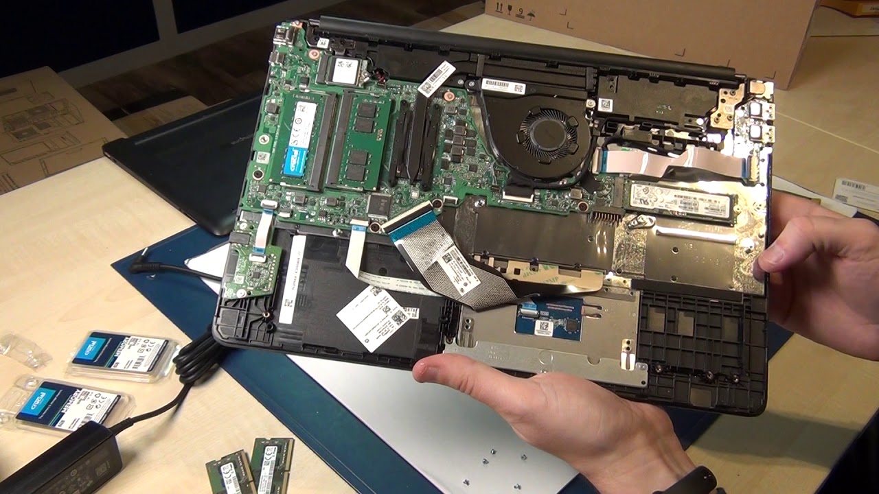 Руководство по разборке ноутбука HP 15s 15s eq Series. Обновление SSD, ОЗУ, загрузочного USB-нако...