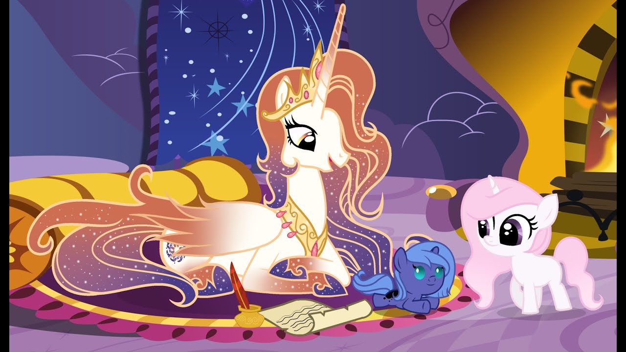 MLP Queen Galaxia and her daughters Celestia and Luna  ( Speed Paint )