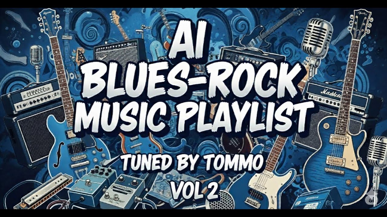 Original AI Blues Rock Playlist (Raspy Vocals & Gritty Guitar Solos) VOL 2