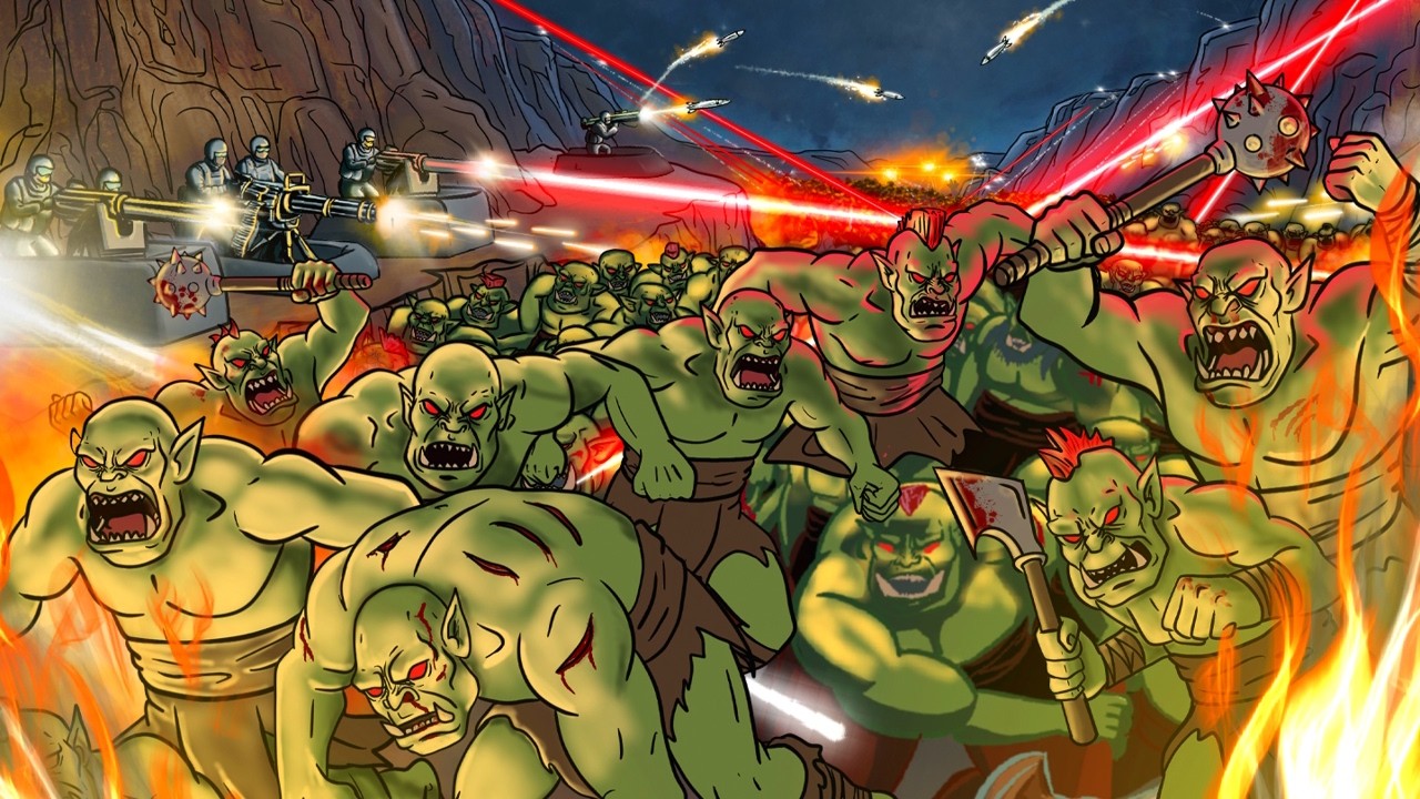 A Defense Game With an ABSURD Amount of Orcs! - Sir We Have An Orc Problem