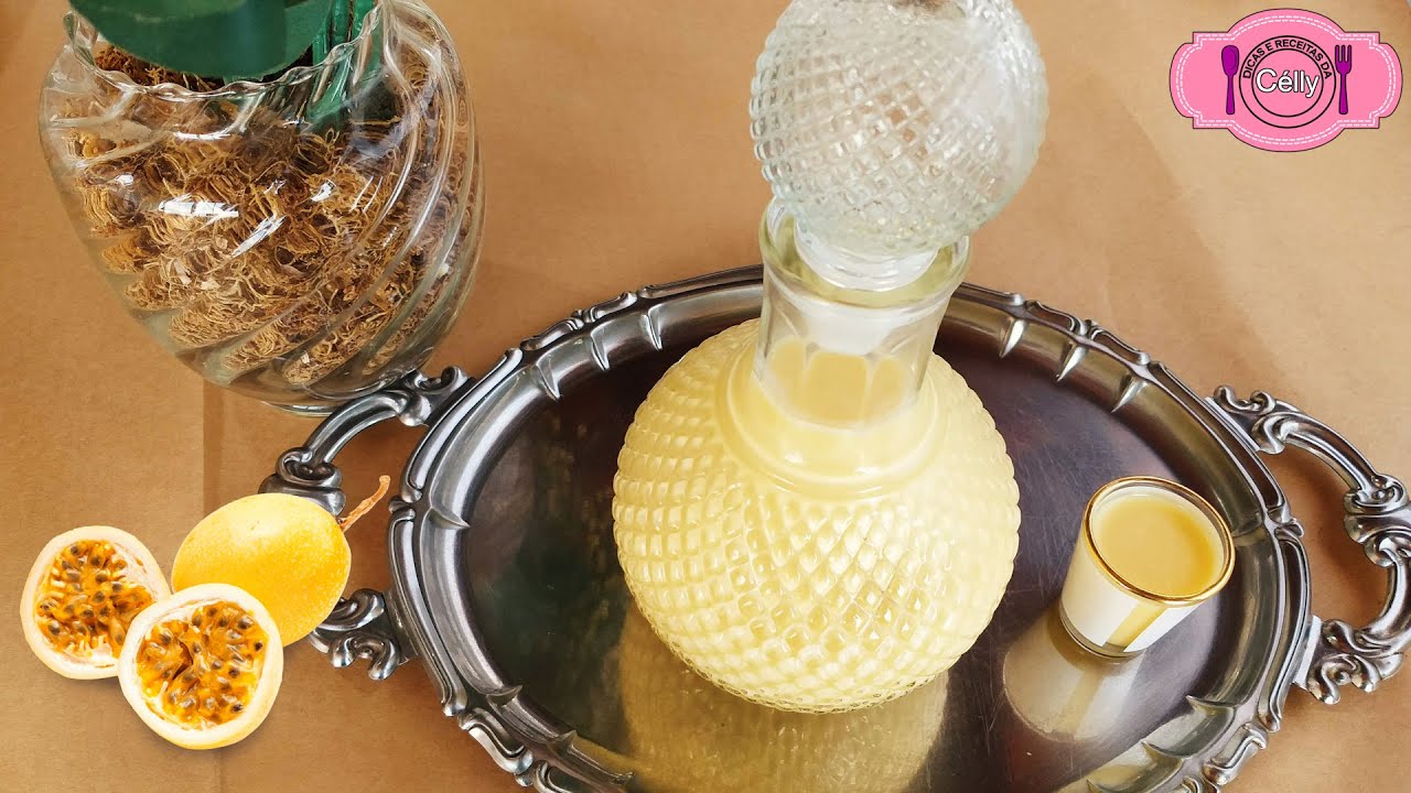 LICOR  CREMOSO DE MARACUJÁ rápido e muito gostoso.