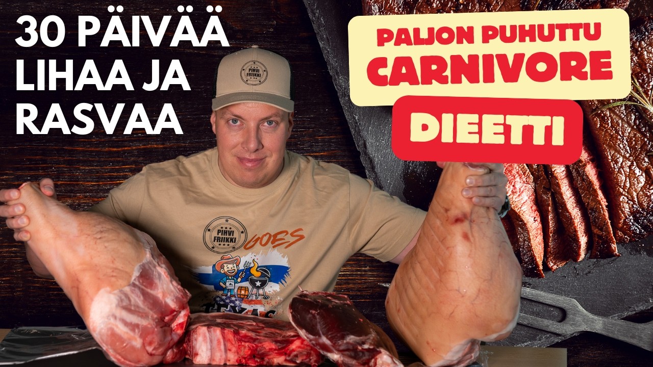 Söin 30 päivää vain lihaa ja rasvaa- miten kävi?
