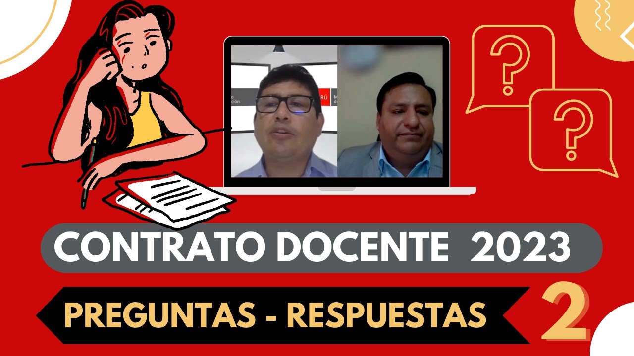 🔸MÁS🔸 PREGUNTAS Y RESPUESTAS POR ESPECIALISTA DEL #MINEDU #contratodocente