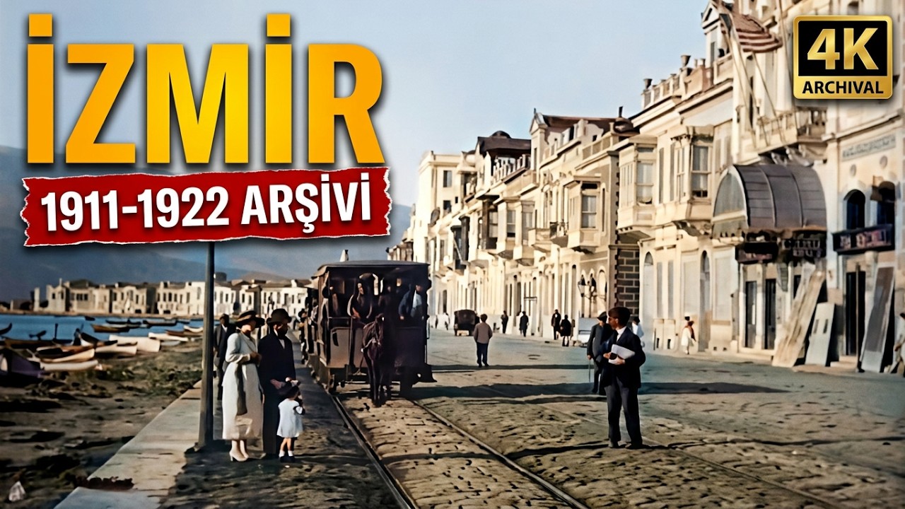 Hollanda Arşivinden 1911-1922  Yılları Arası İzmir Görüntüleri #osmanlı #eskiizmir