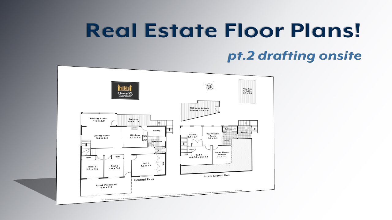 Real Estate Floor Plans - Pt.2 Drafting A Plan Onsite