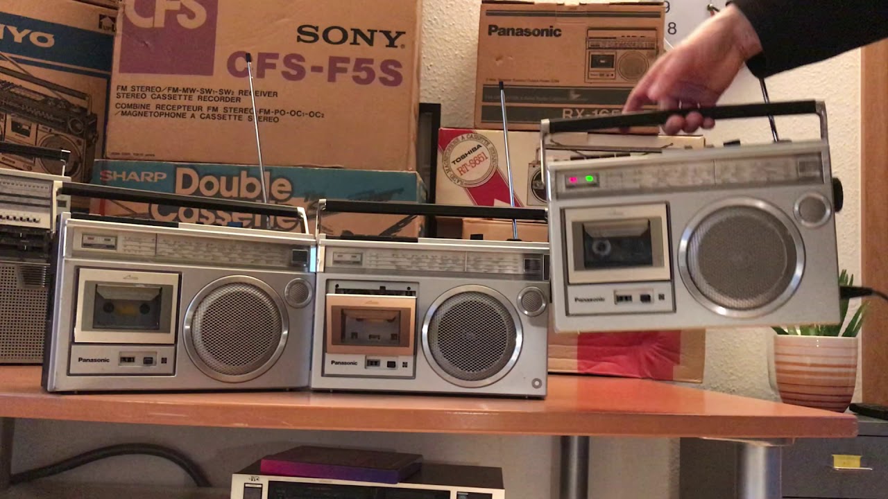 Panasonic RX-1650LS mono boombox radiorecorder