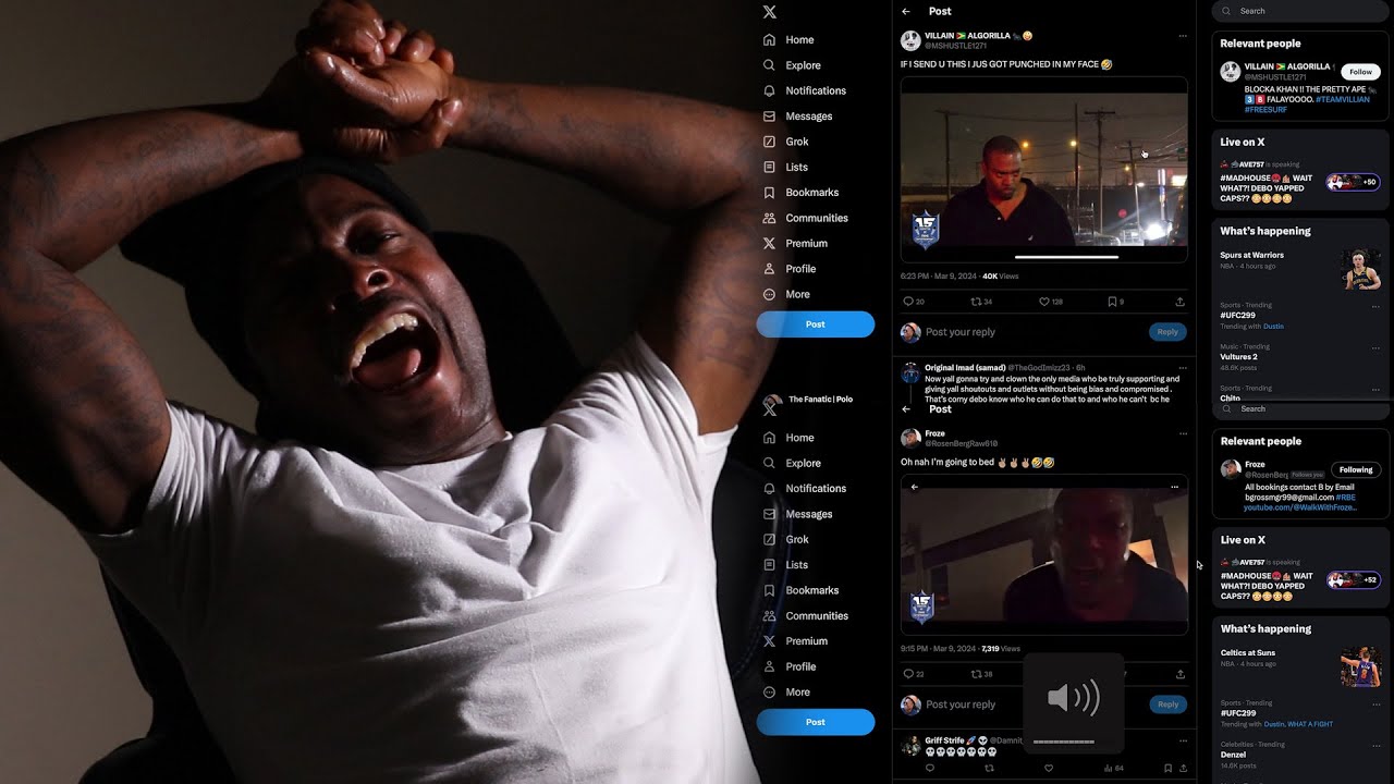 ANGRYFAN vs DEBO FIGHT Joke & MEMES TWITTER TREND🤣😭 TAY ROC HUSTLE FROZENBERG TWORK + More WYLING
