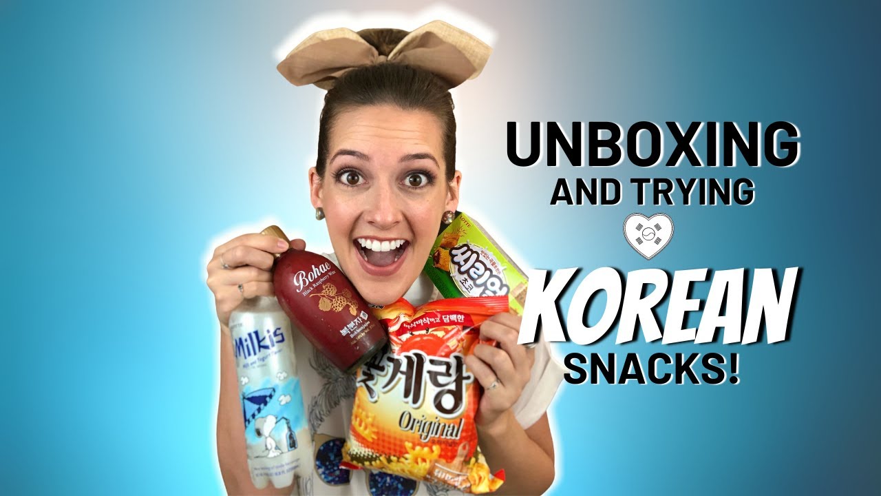 Unboxing and Trying Korean Snacks and Sweets! 🍜 Adara Unboxed