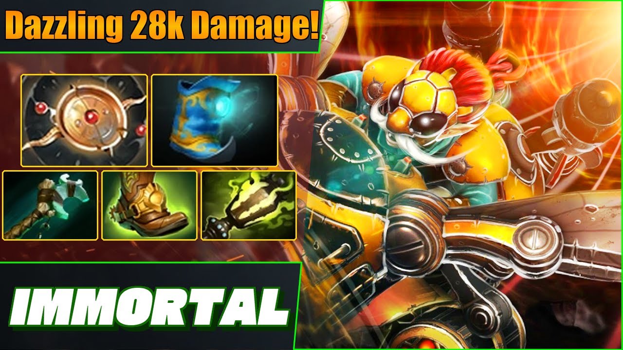 Immortal Gyrocopter Hard Support 🩺 Breathtaking 28k Damage! Dota 2 DotaPulse Highlight Gameplay