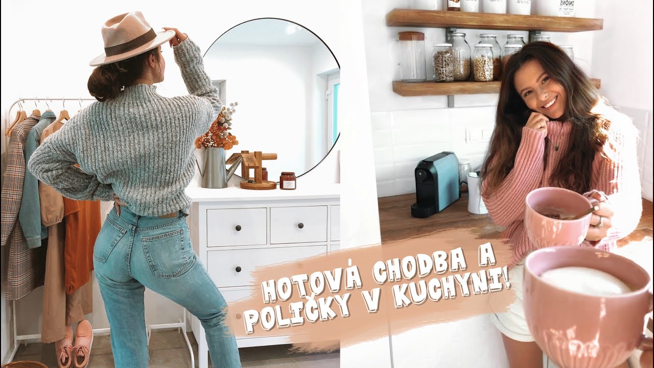 VLOG | Naše dokončená CHODBA & POLIČKY v kuchyni !