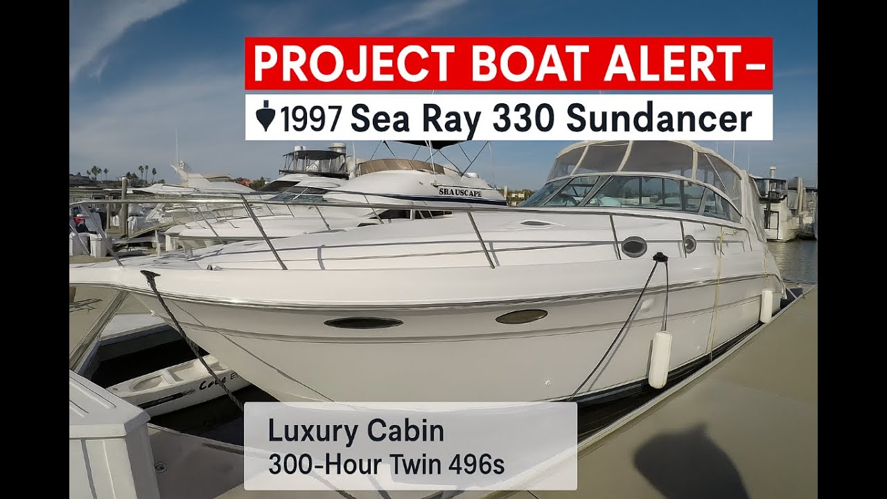 Sea Ray 330 Sundancer Project Boat (Needs Engine Work) by South Mountain Yachts