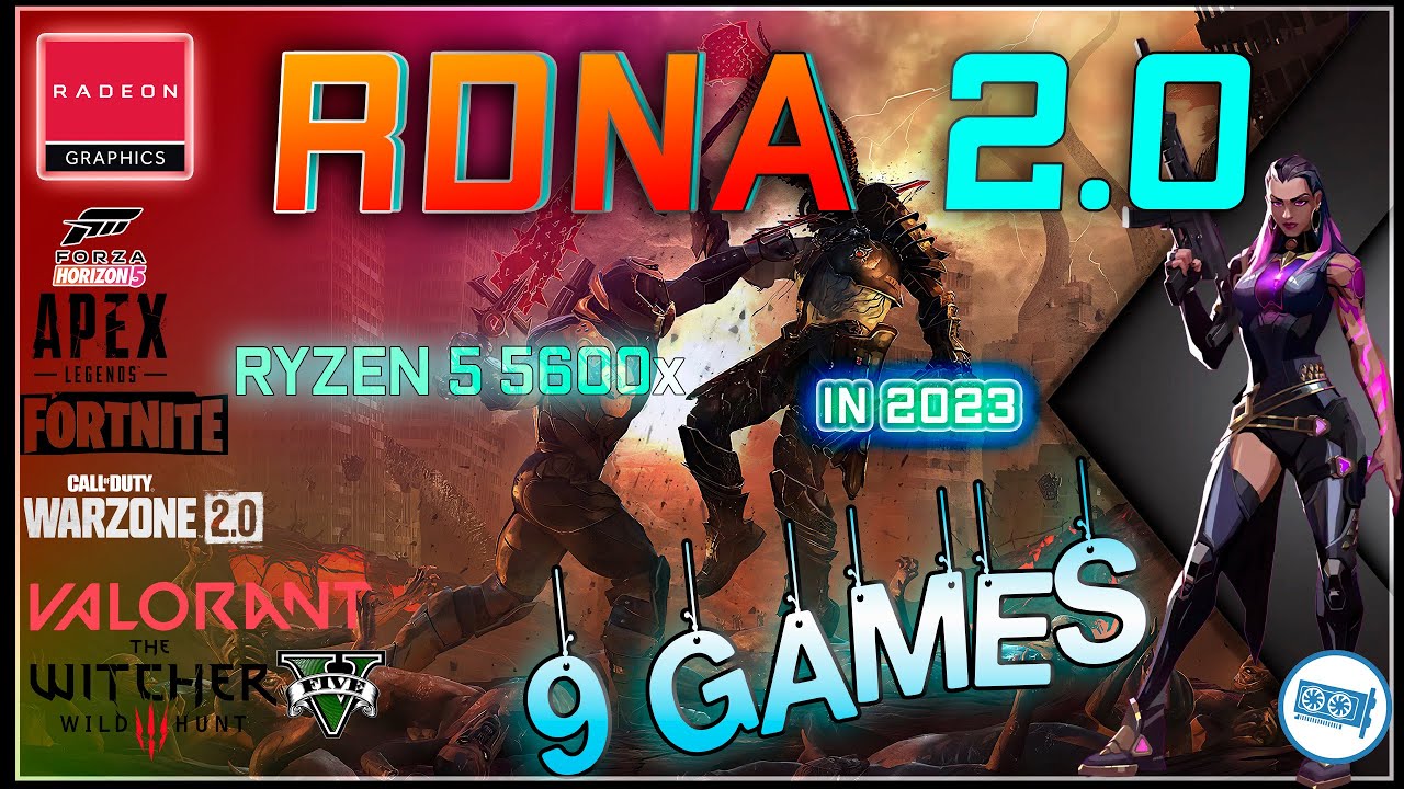 Ryzen 5 7600X RDNA 2 IGPU in 9 Games | 2023-2024