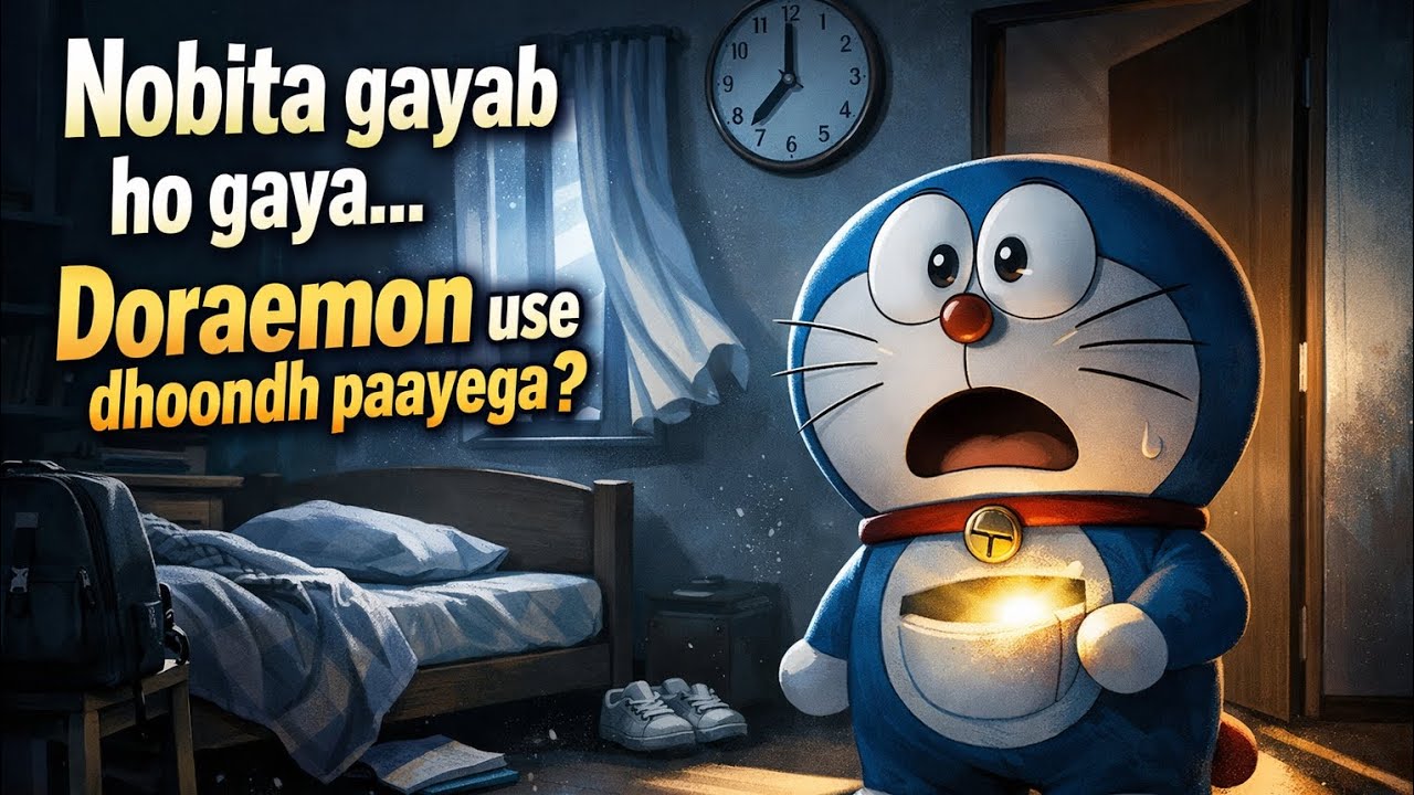 Nobita gayab ho gaya… Doraemon use dhoondh paayega | Doraemon and Nobita moral story