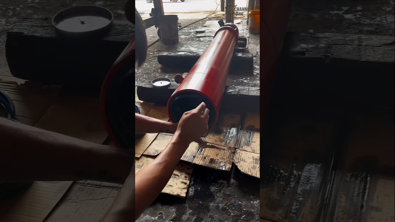 Heavy Truck Hydraulic Cylinder Overhaul#engineRebuild #dieselEngineRepair #turbochargerRebuild