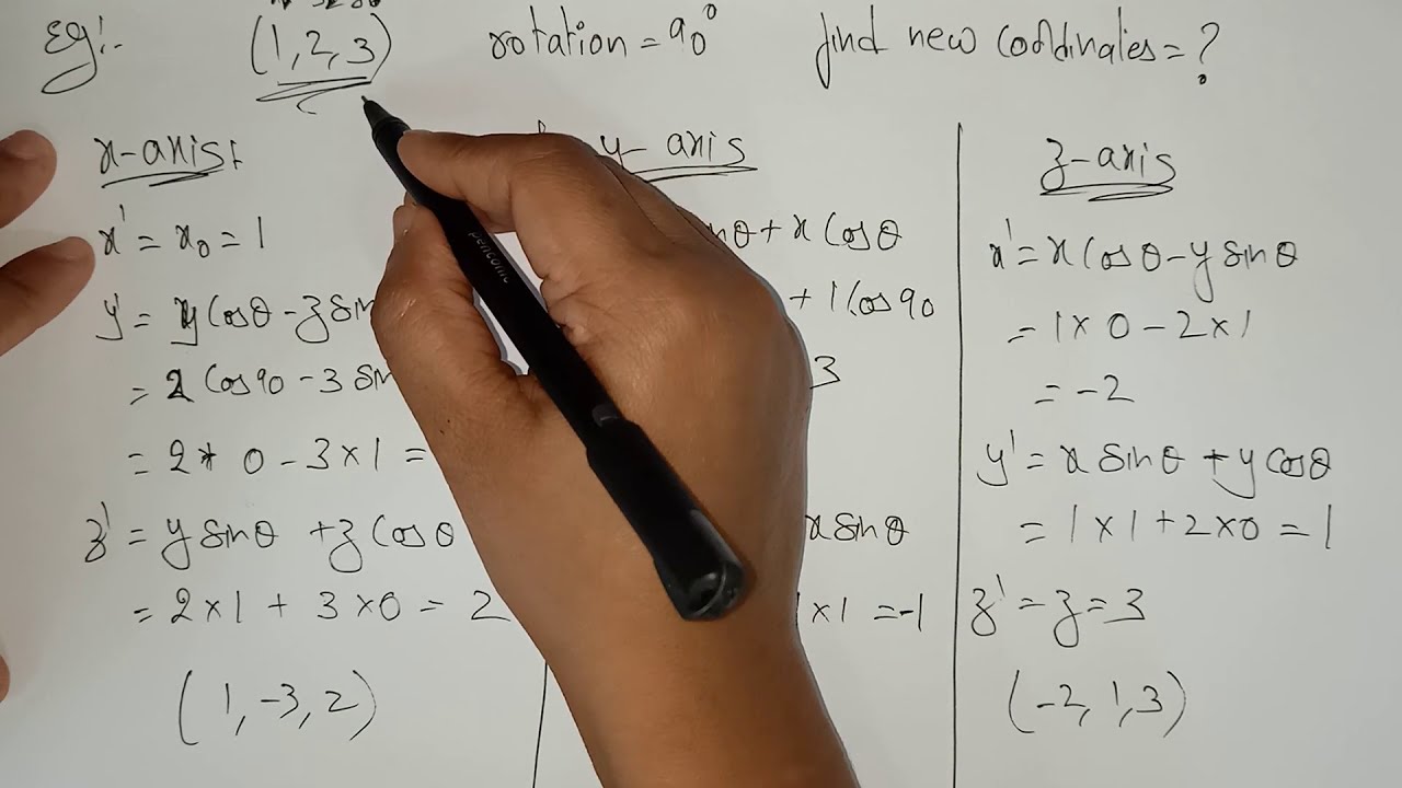 3D Rotation | CG | Computer Graphics | Lec-28 | Bhanu Priya