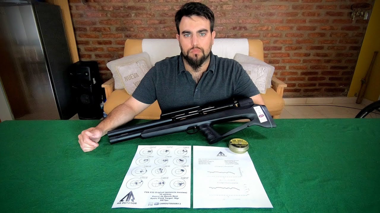 FOX P35 calibre 5.5mm - Review a fondo, agrupación y potencia