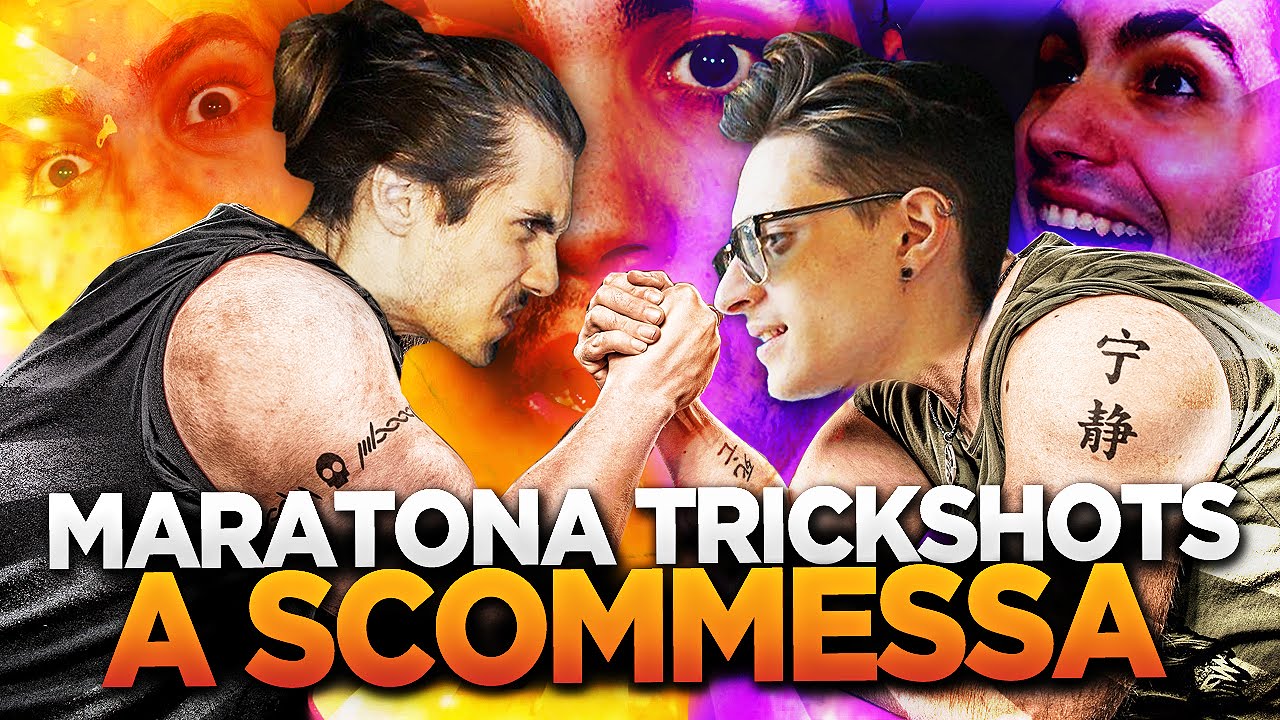 MARATONA TRICKSHOTS CON PENITENZA - LO SCLERO INFERNALE.